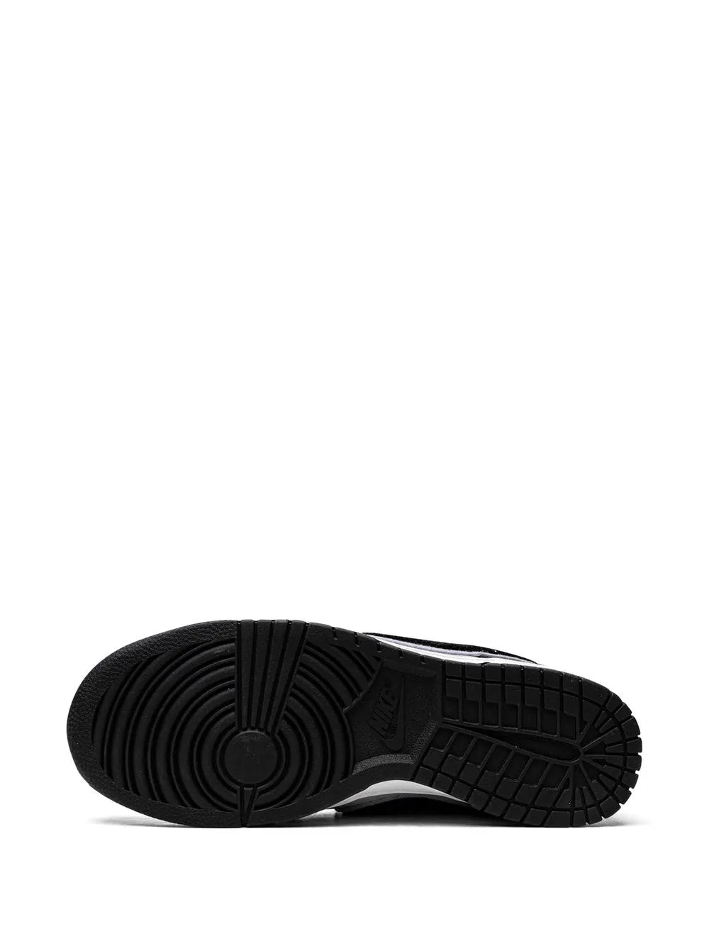 Nike Dunk Low Chenille Swoosh Black Grey Sneakers