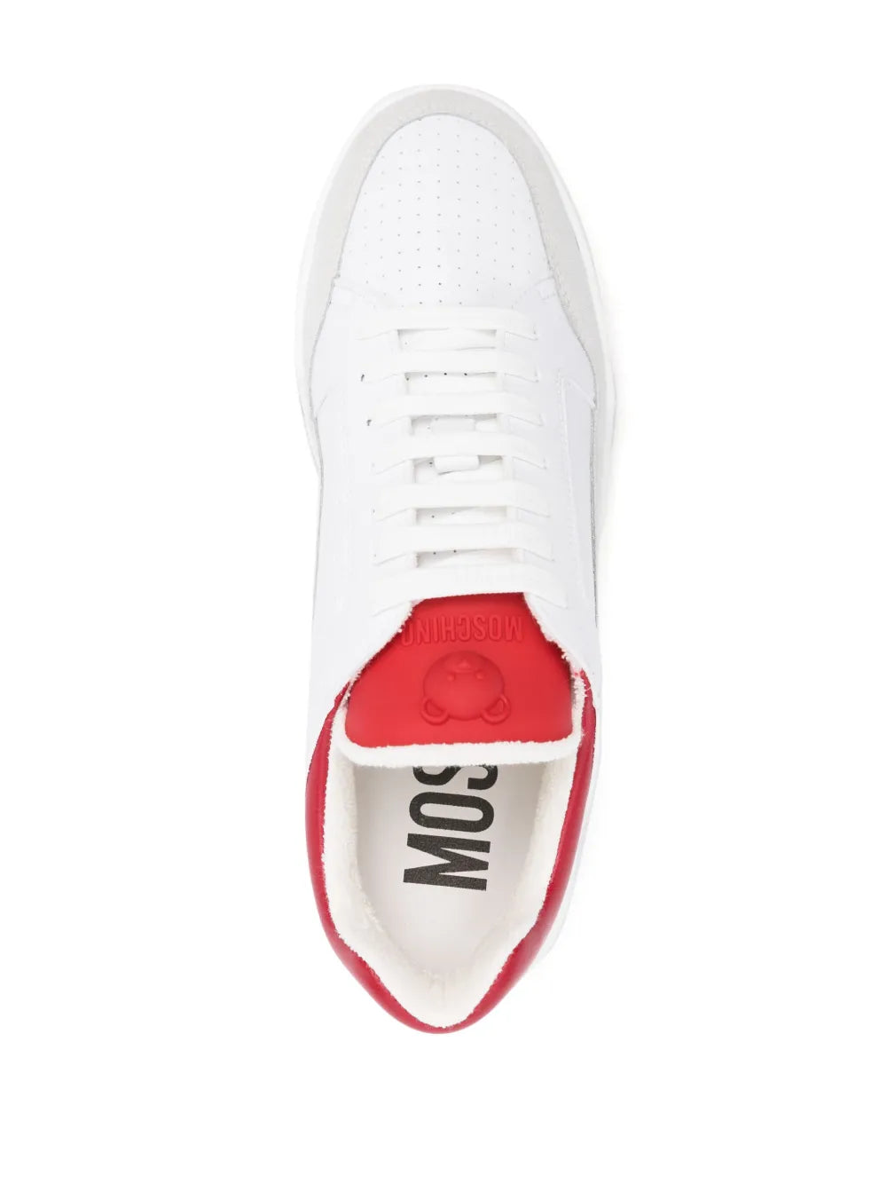Moschino Embroidered-Logo Panelled Trainers