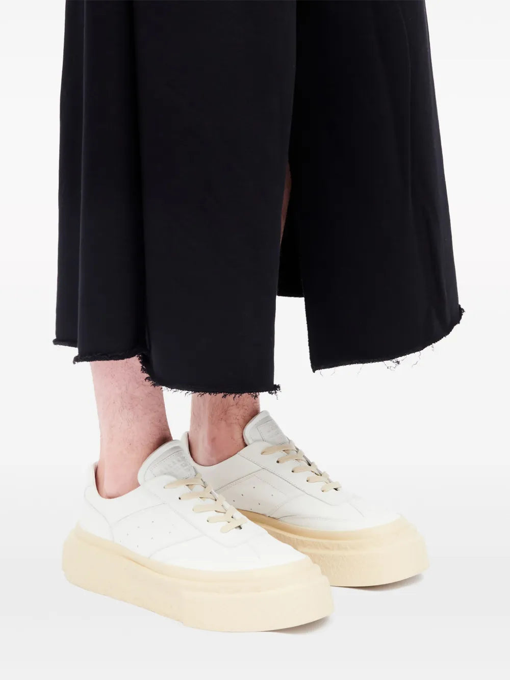 Mm6 Maison Margiela Chunky Gambetta Leather Sneakers