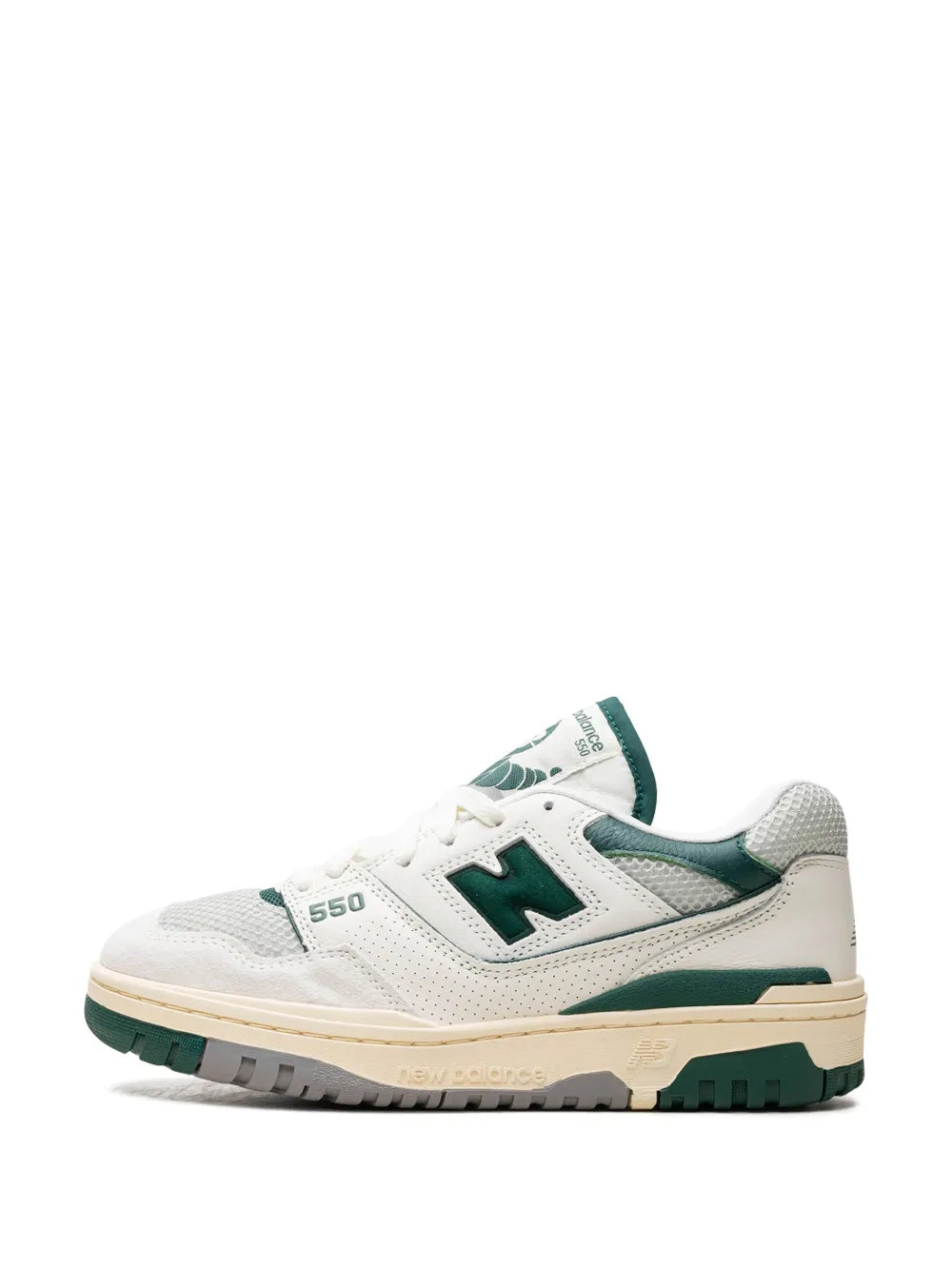 New Balance 550 Green Sneakers