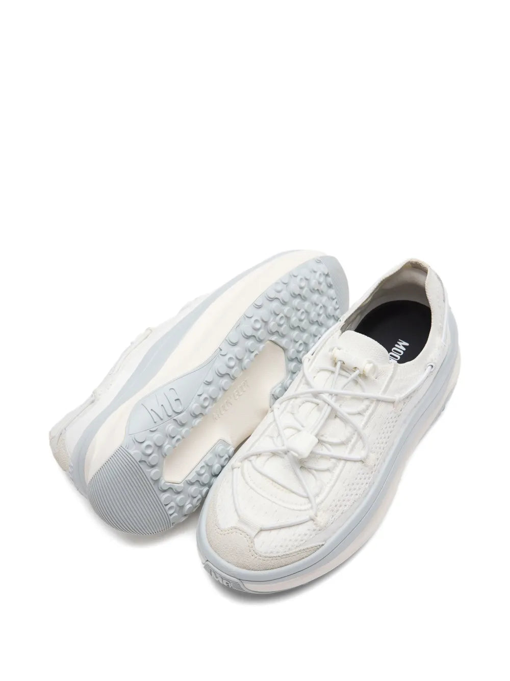 Moon Boot Lace-Up Knitted Sneakers