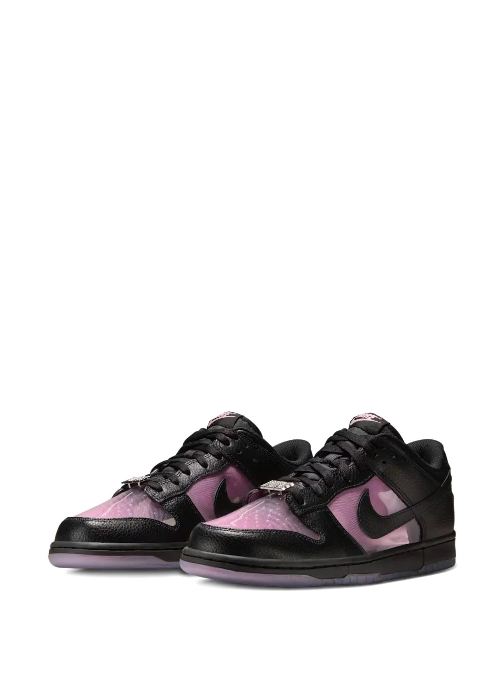Nike Dunk Transparent - Black / Pink Rise Sneakers