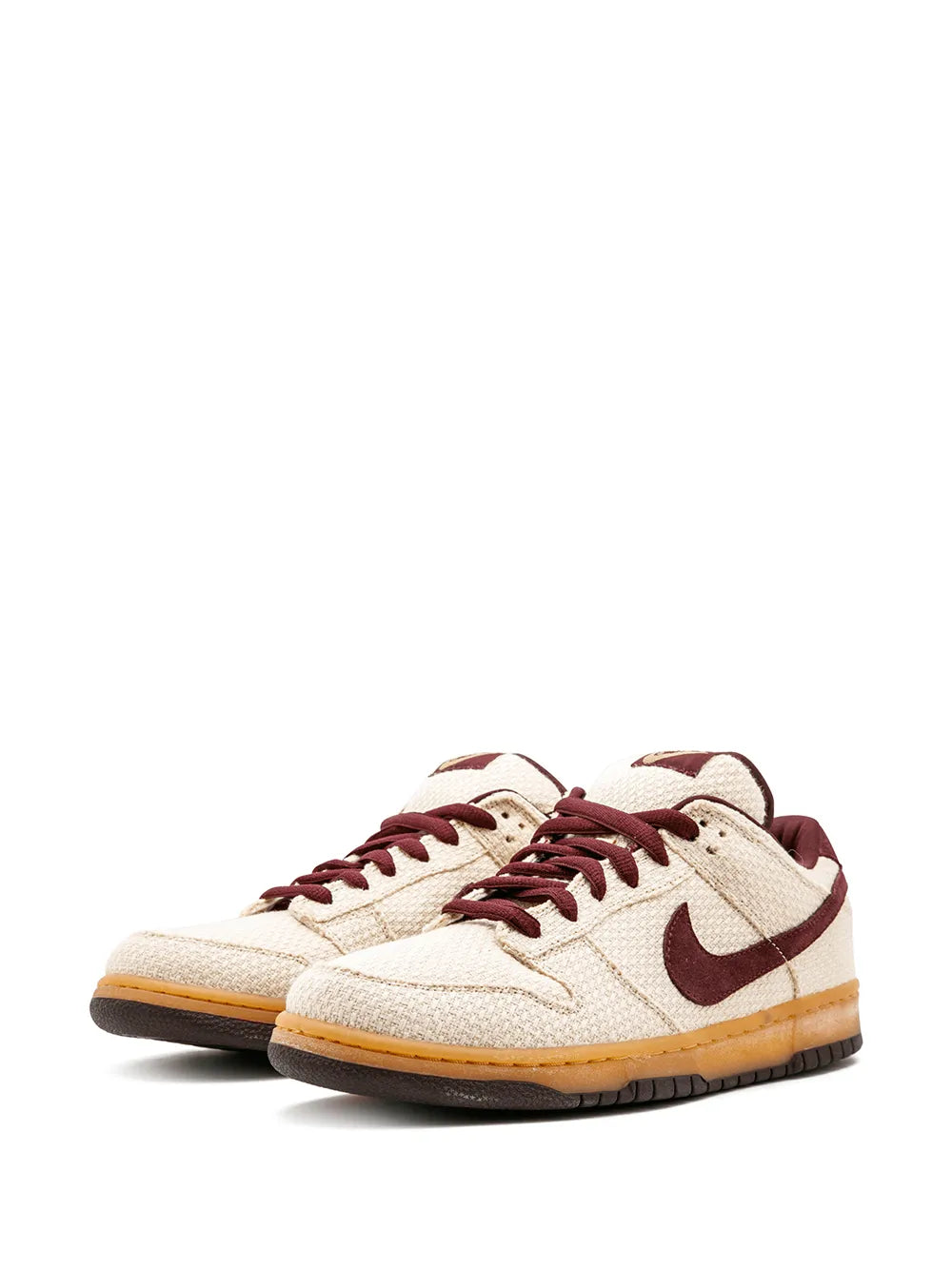 Nike Dunk Low Pro Sb Jersey Gold/Red Mahogany Sneakers