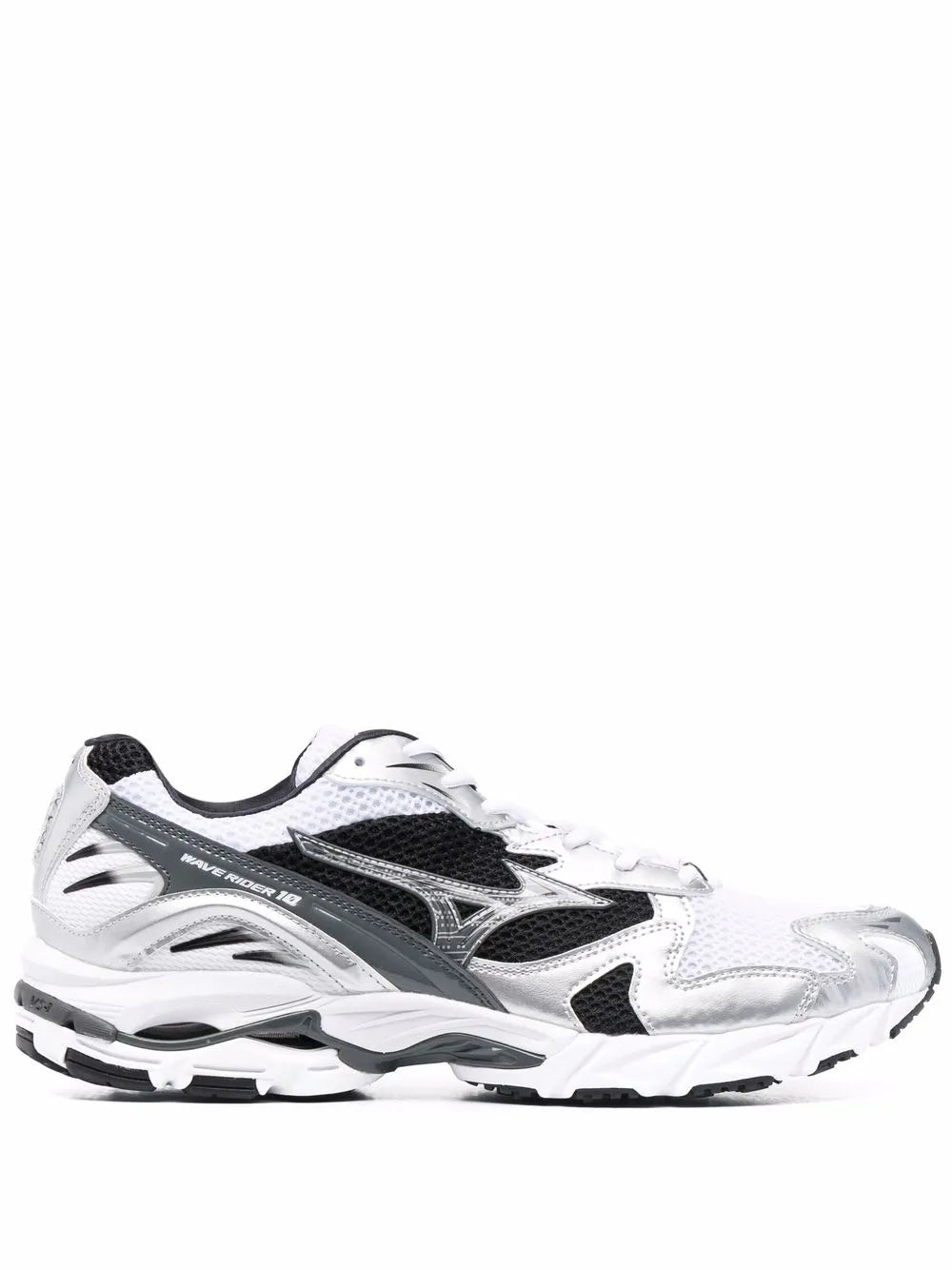Mizuno Panelled Lace-Up Trainers