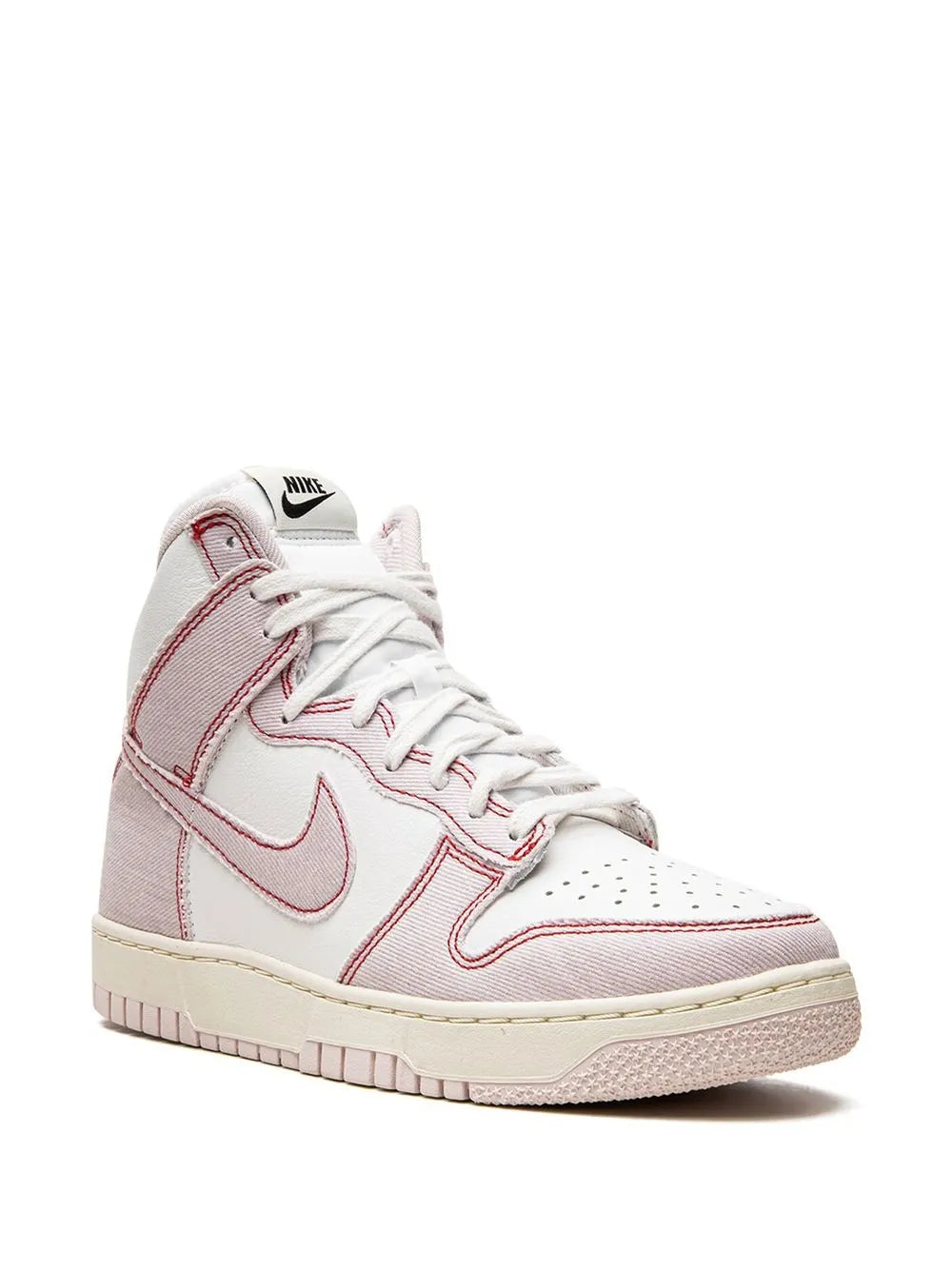 Nike Dunk High 1985 Barely Rose Denim Sneakers