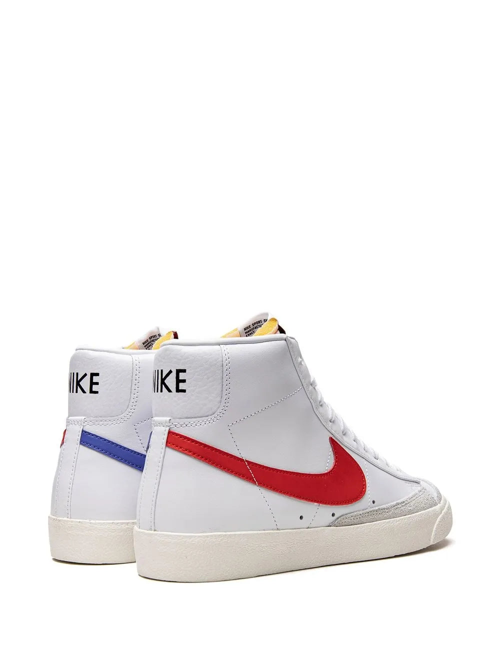 Nike Blazer Mid 77 Vintage Mismatched Swoosh Blue - Red Sneakers