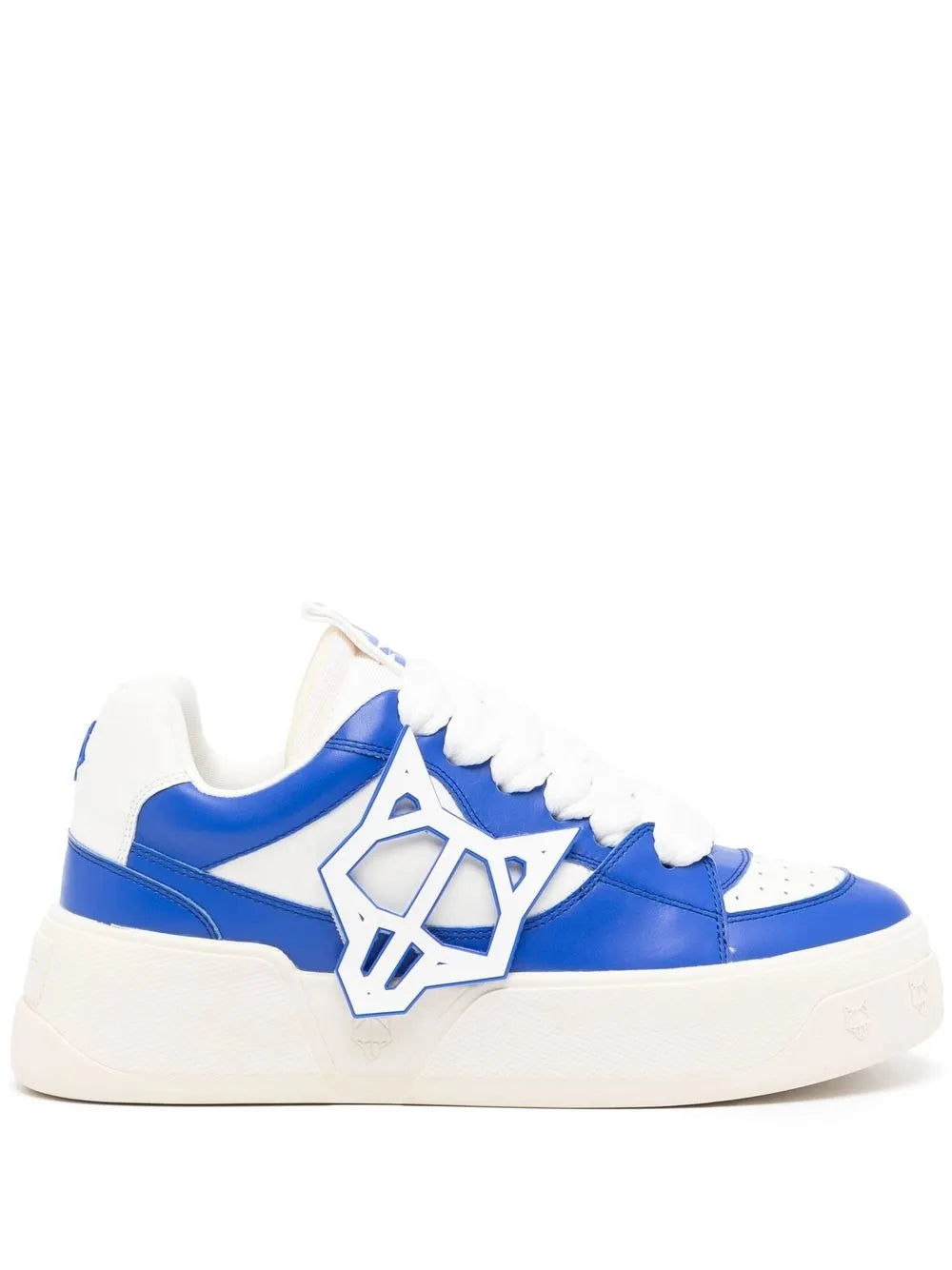 Naked Wolfe Logo-Patch Lace-Up Sneakers