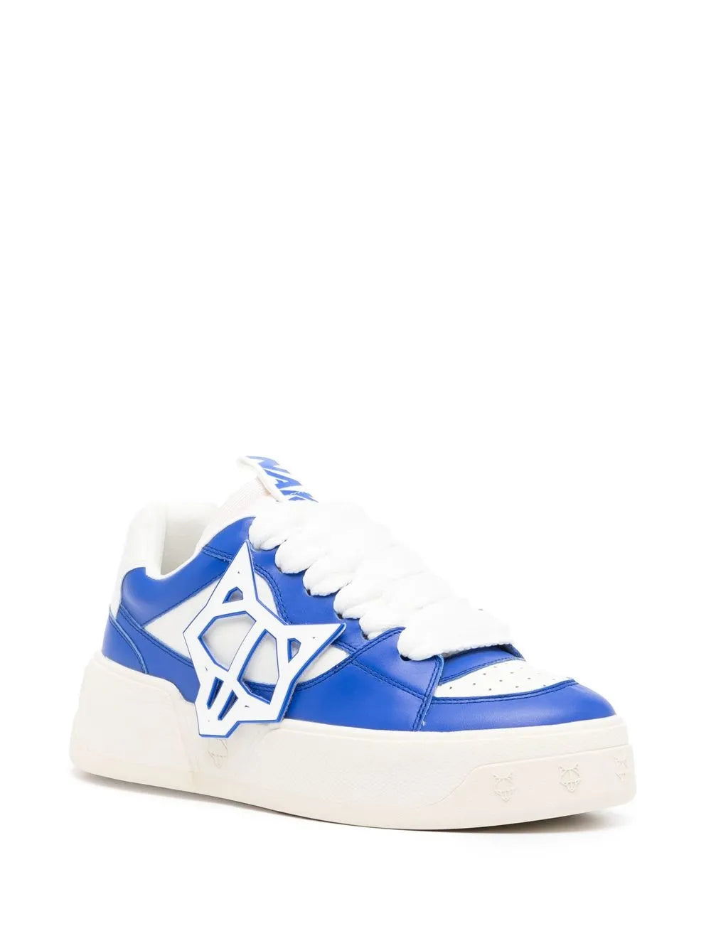 Naked Wolfe Logo-Patch Lace-Up Sneakers