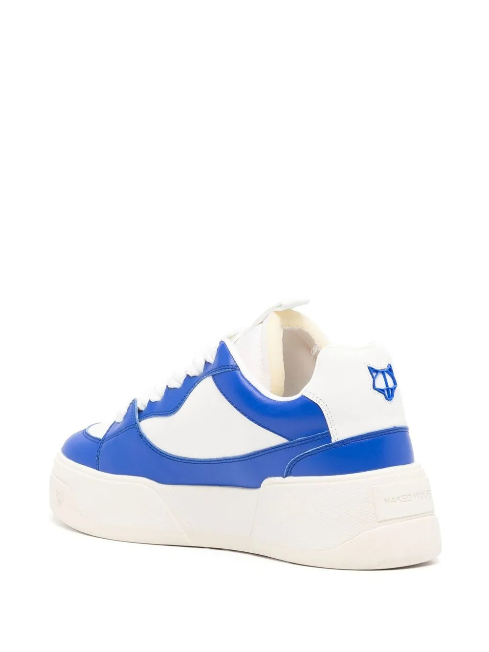 Naked Wolfe Logo-Patch Lace-Up Sneakers