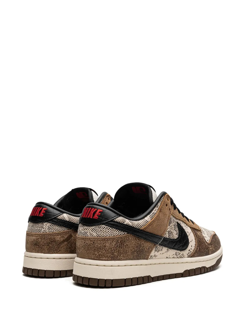 Nike Dunk Low Co.Jp Premium Brown Snakeskin Sneakers