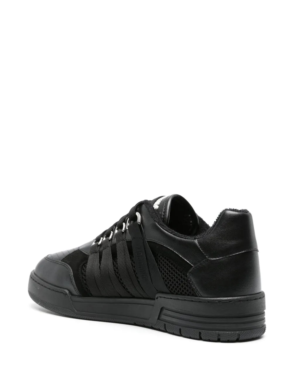 Moschino Lace-Detailed Panelled Sneakers