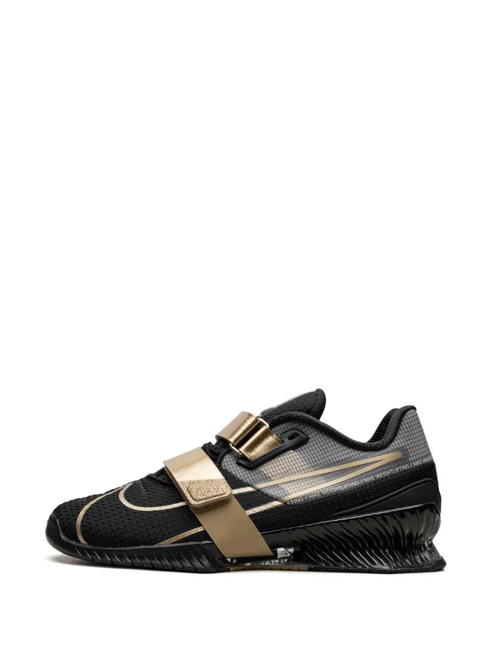 Nike Romaleos 4 Black/Metallic Gold Weightlifting Shoes