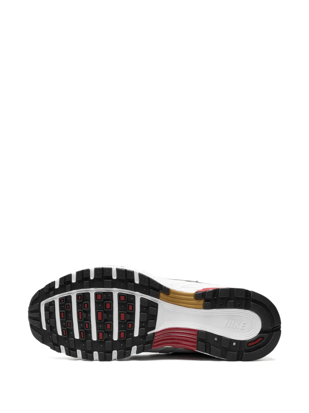 Nike P-6000 Platinum/Varsity Red Sneakers