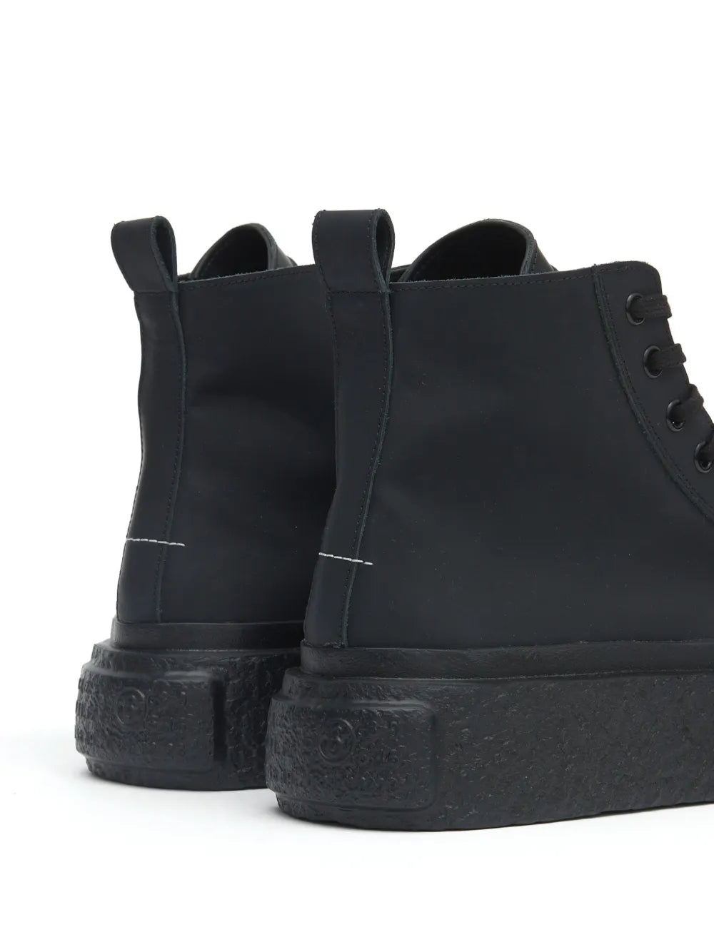 Mm6 Maison Margiela High-Top Leather Sneakers