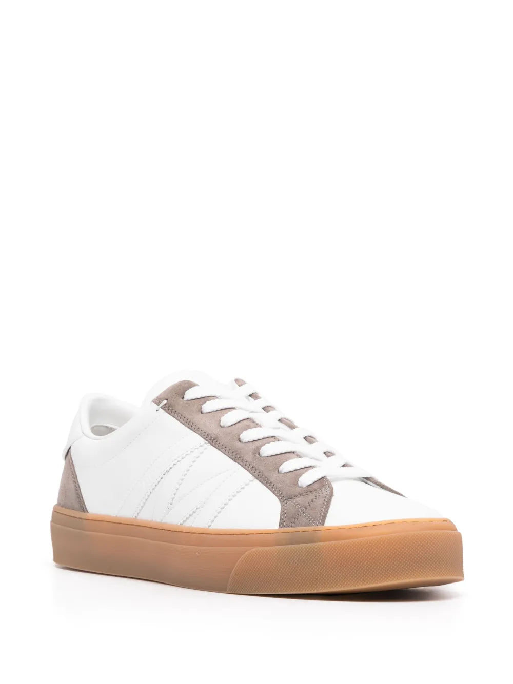 Moncler Monaco 2 Leather Sneakers
