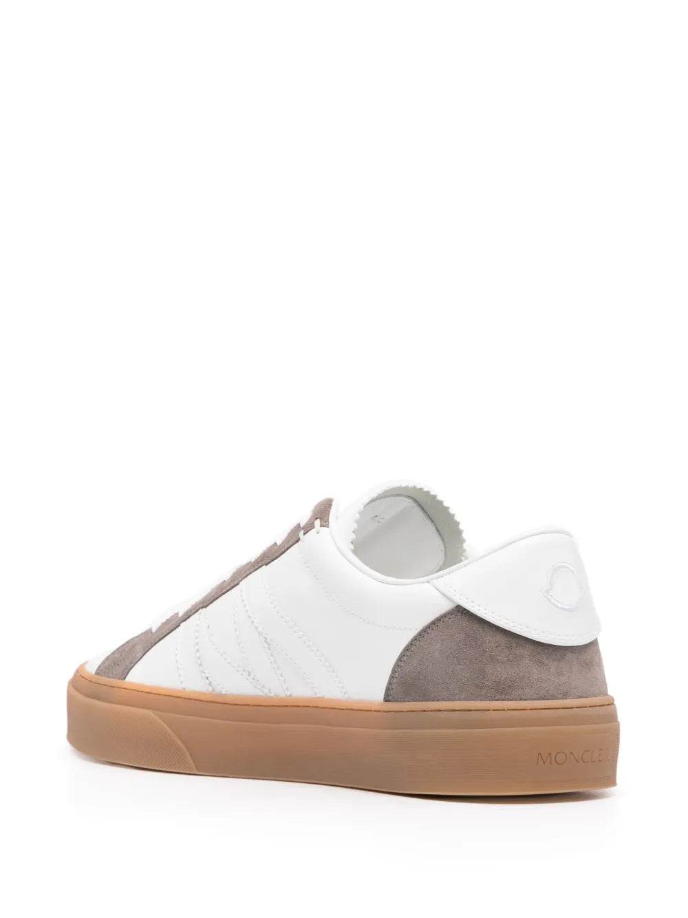 Moncler Monaco 2 Leather Sneakers