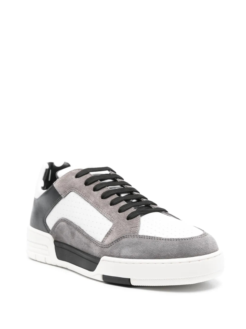 Moschino Panelled Leather Sneakers