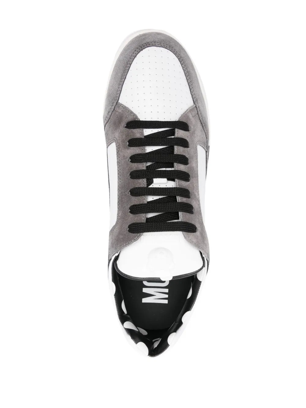 Moschino Panelled Leather Sneakers