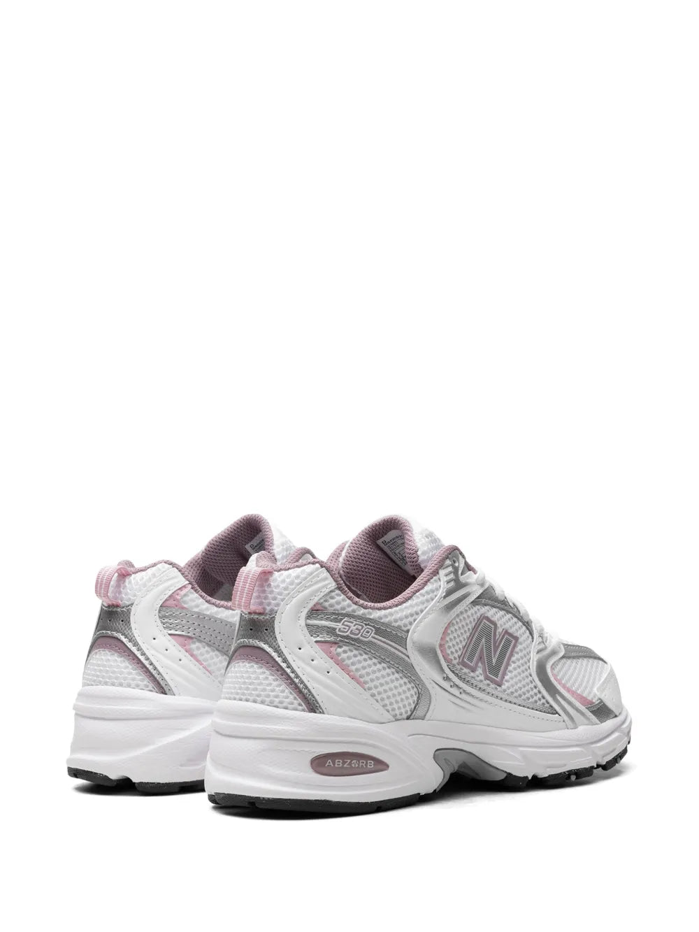 New Balance 530 White/Silver Metalic/Ice Wine/Mid Century Pin Sneakers
