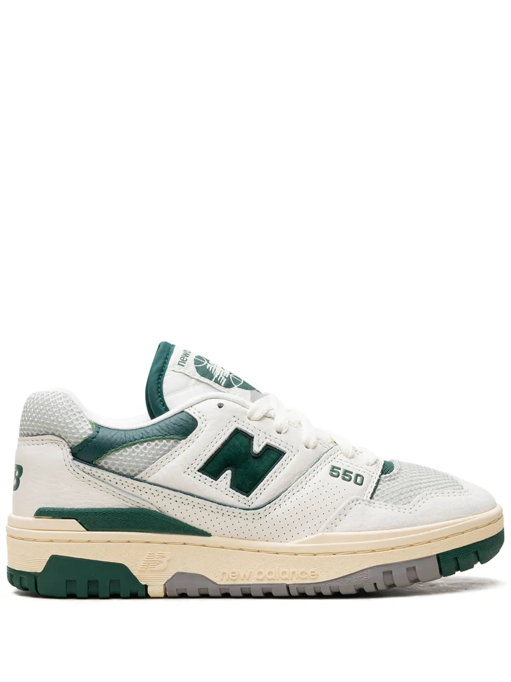 New Balance 550 Green Sneakers