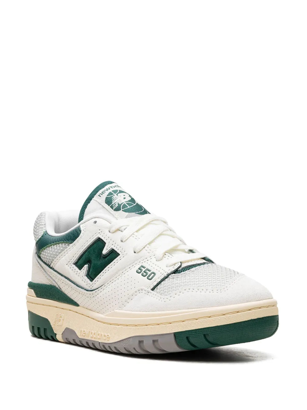 New Balance 550 Green Sneakers