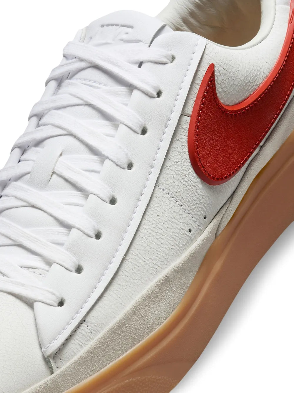 Nike Blazer Phantom Low White Dragon Red Gum Sneakers