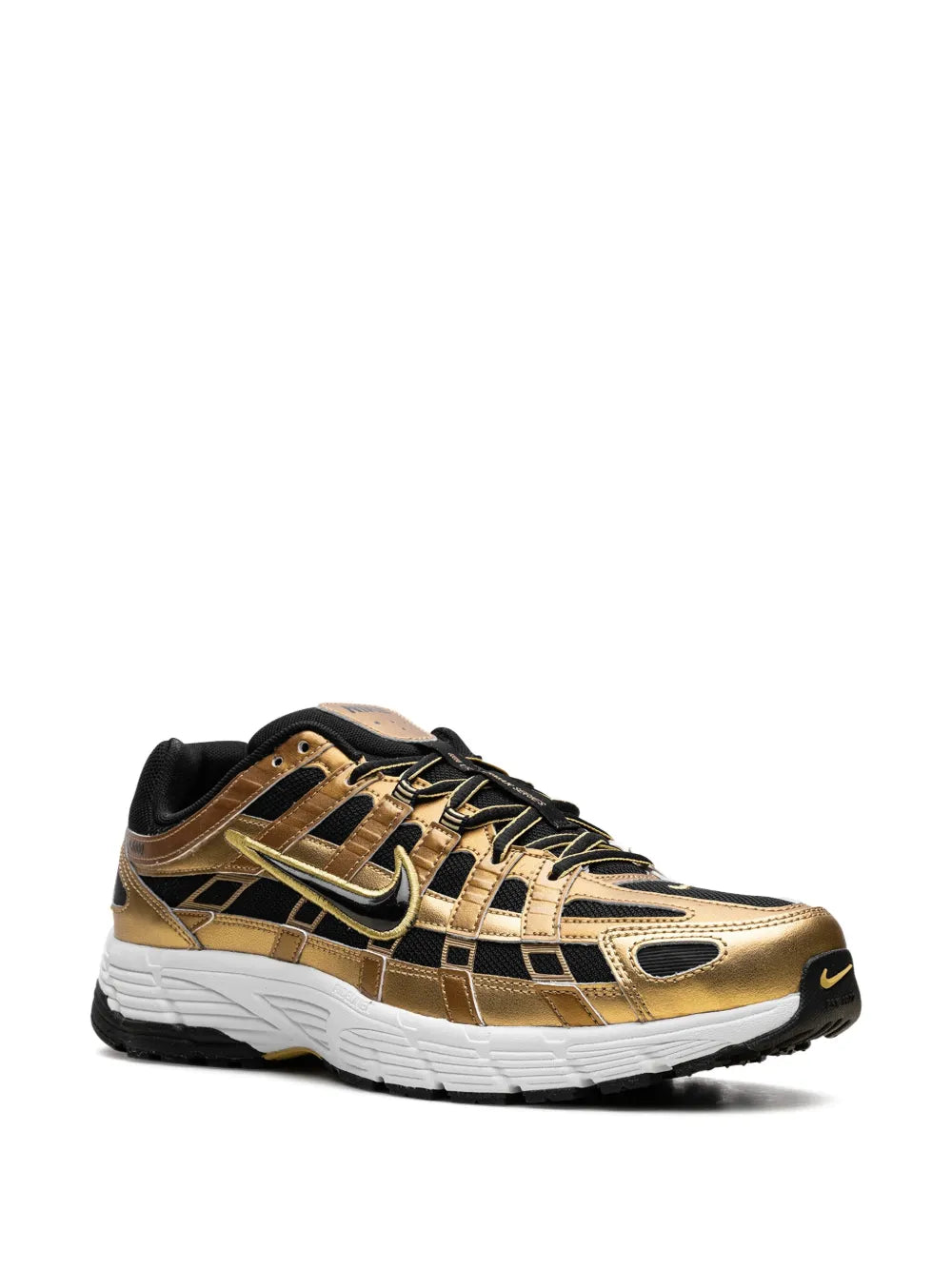 Nike P-6000 Metallic Gold Infinite Gold White Black Sneakers