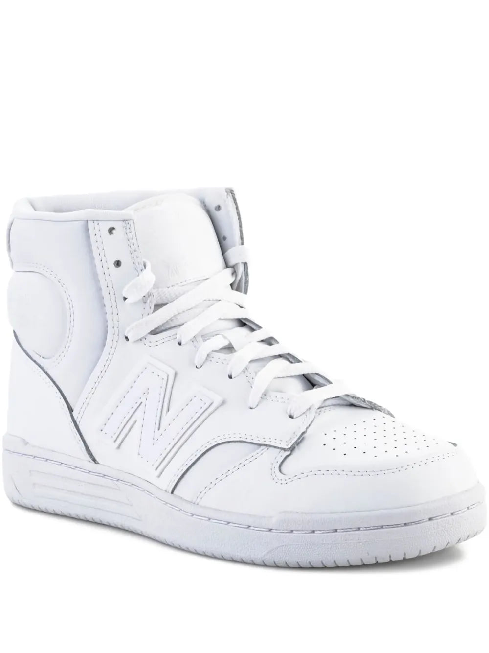 New Balance 480 High Triple White Sneakers