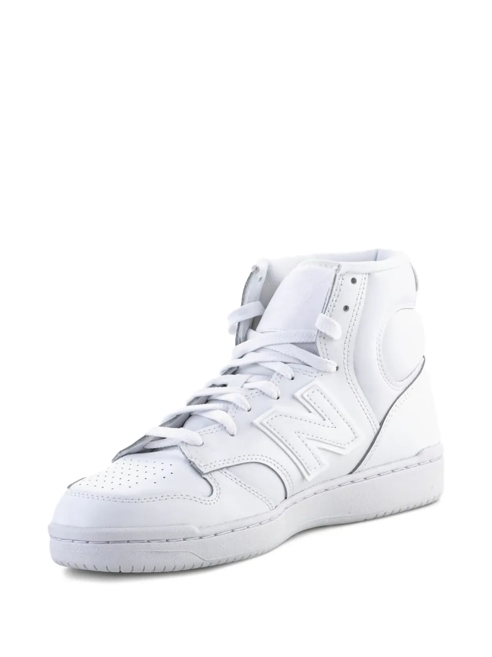 New Balance 480 High Triple White Sneakers