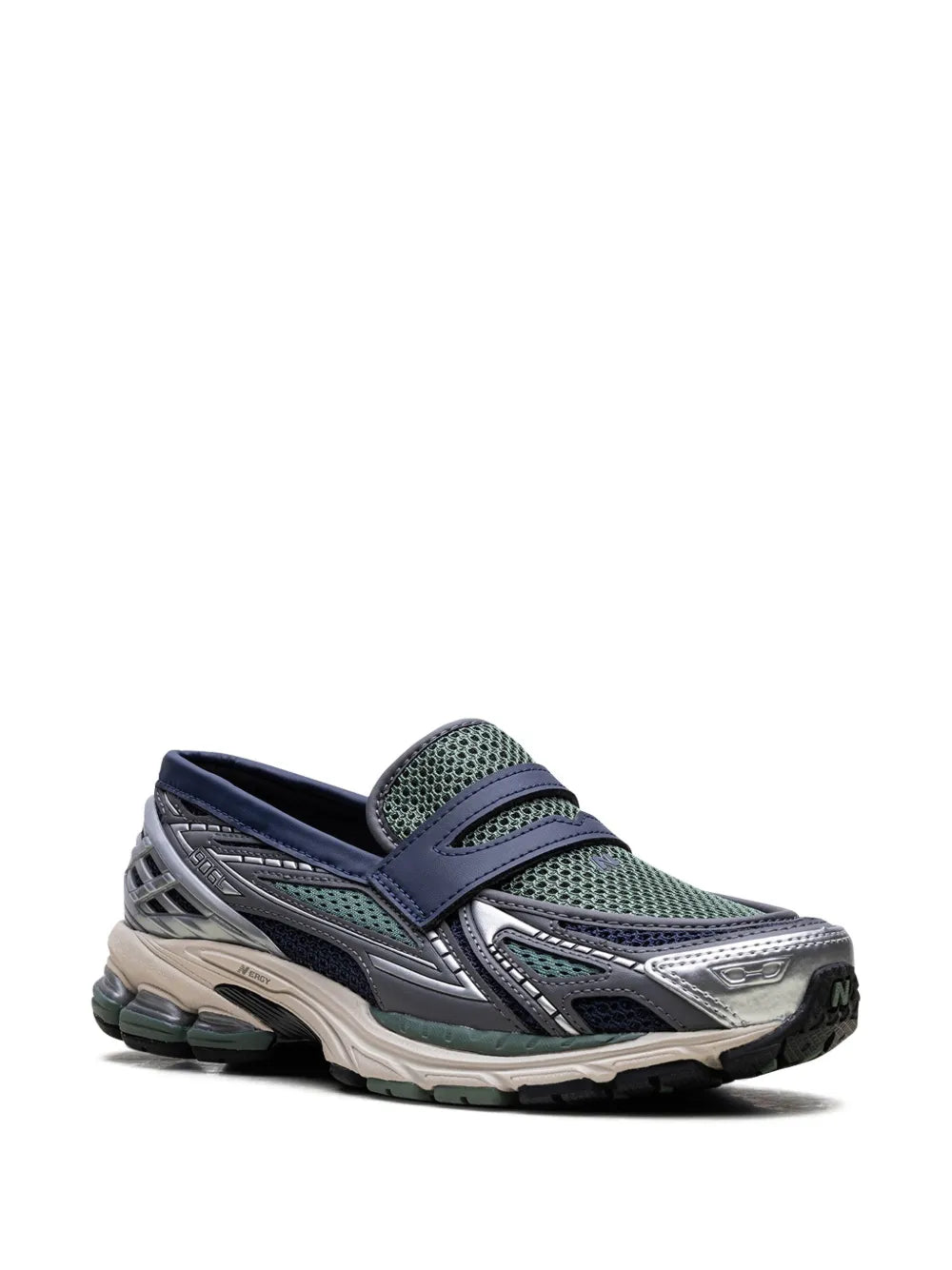 New Balance 1906L Silver Metallic/Navy/Dark Juniper Loafers