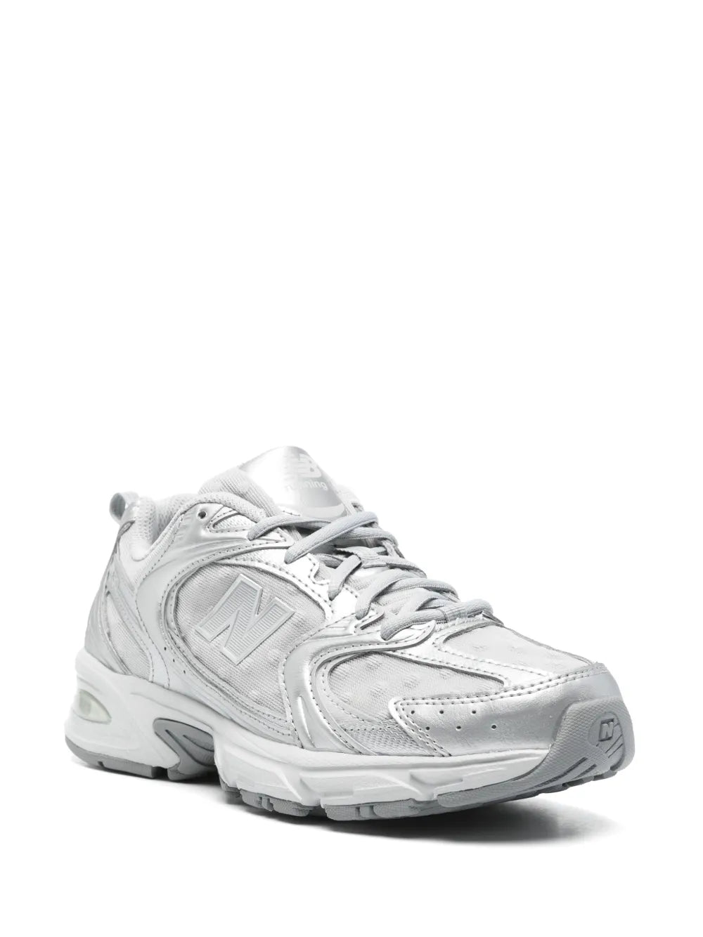 New Balance 530 Silver Metallic Raincloud Polka Dots