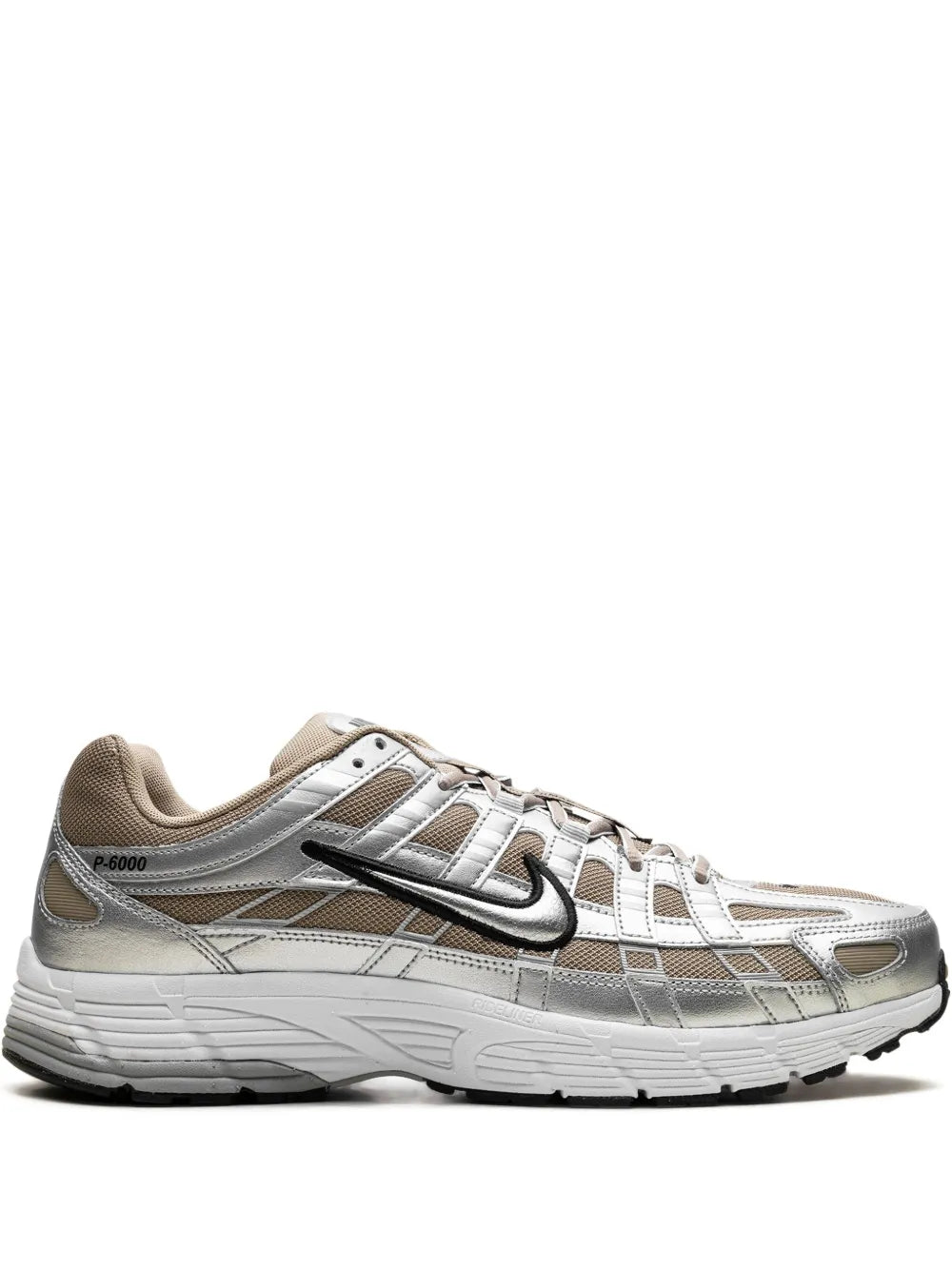 Nike P-6000 Khaki Metallic Silver Sneakers