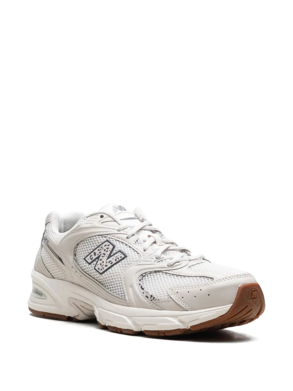 New Balance 530 Moonbeam/Cow Print Sneakers
