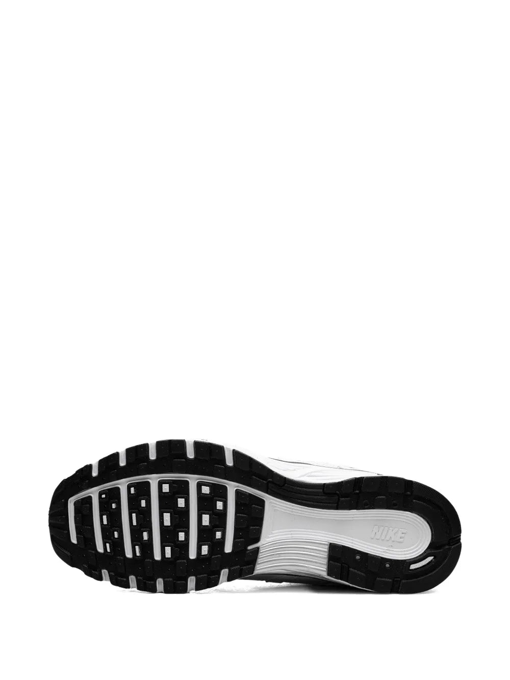 Nike P-6000 White Metallic Silver Black Sneakers