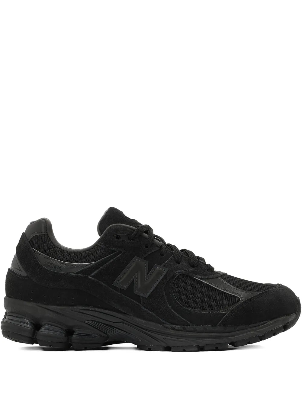 New Balance 2002R Triple Black Suede Sneakers