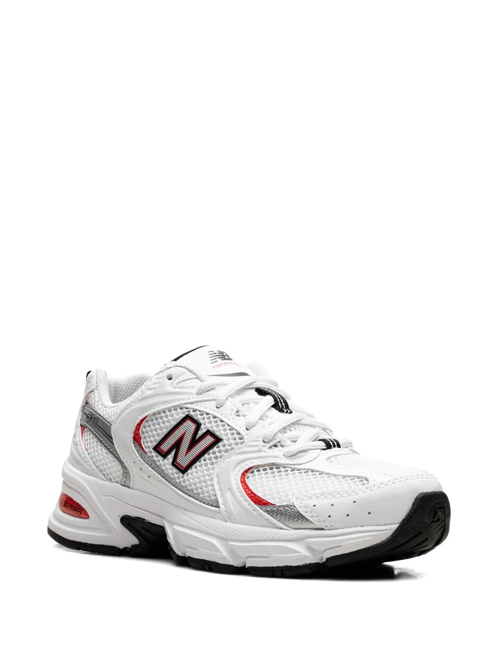 New Balance 530 White/Blast Red Sneakers