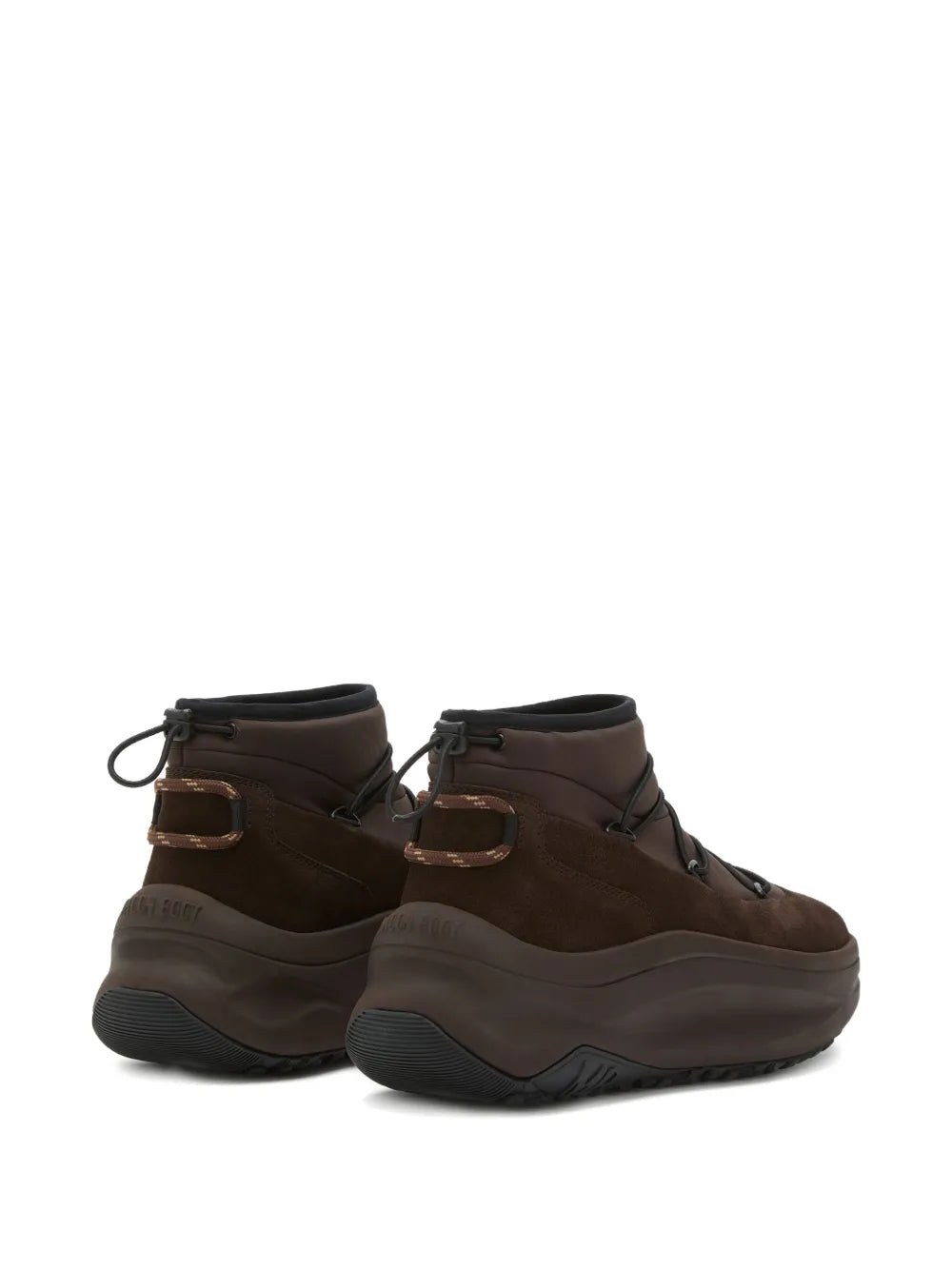Moon Boot Lace-Up Suede Sneakers