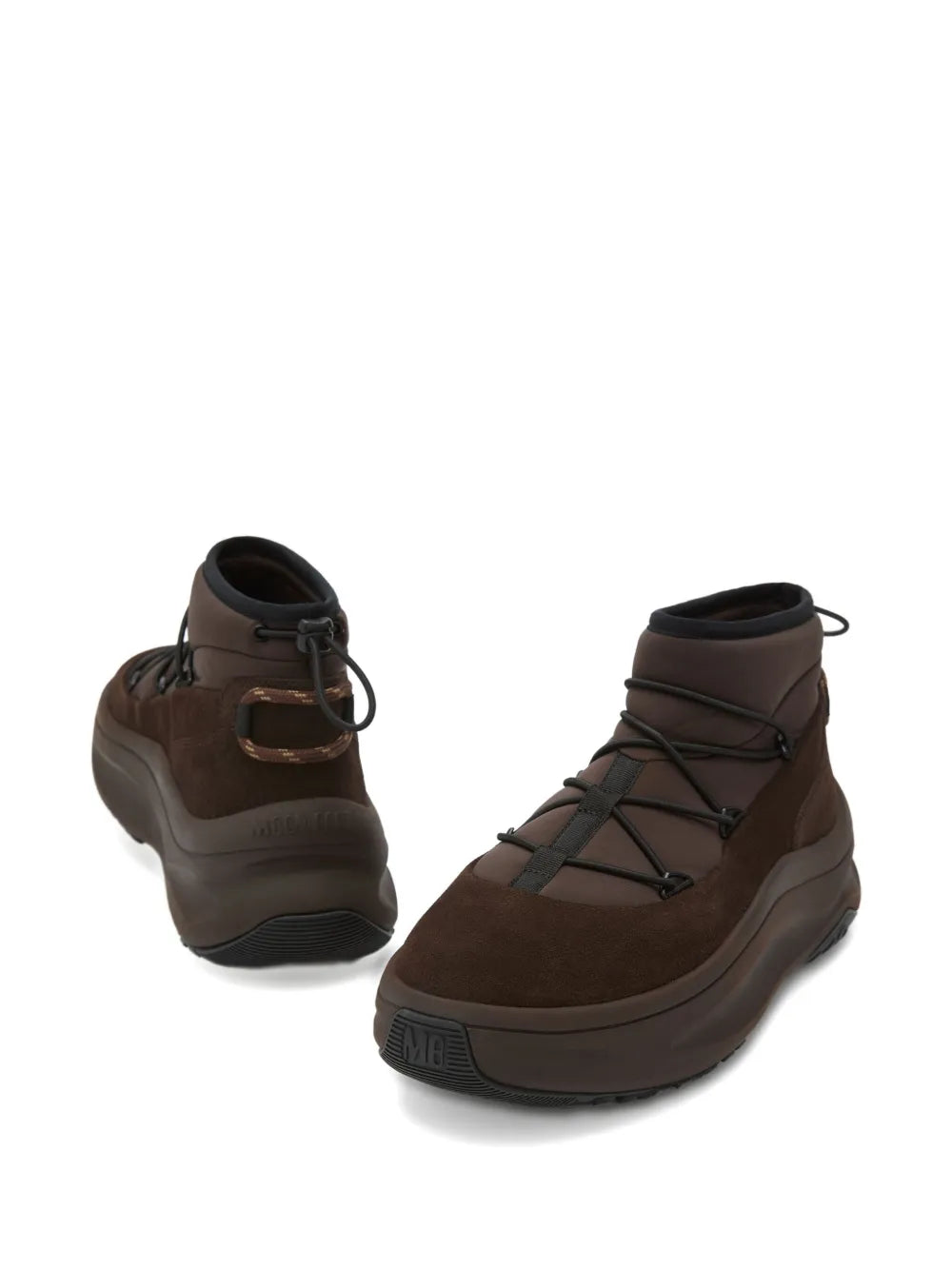 Moon Boot Lace-Up Suede Sneakers