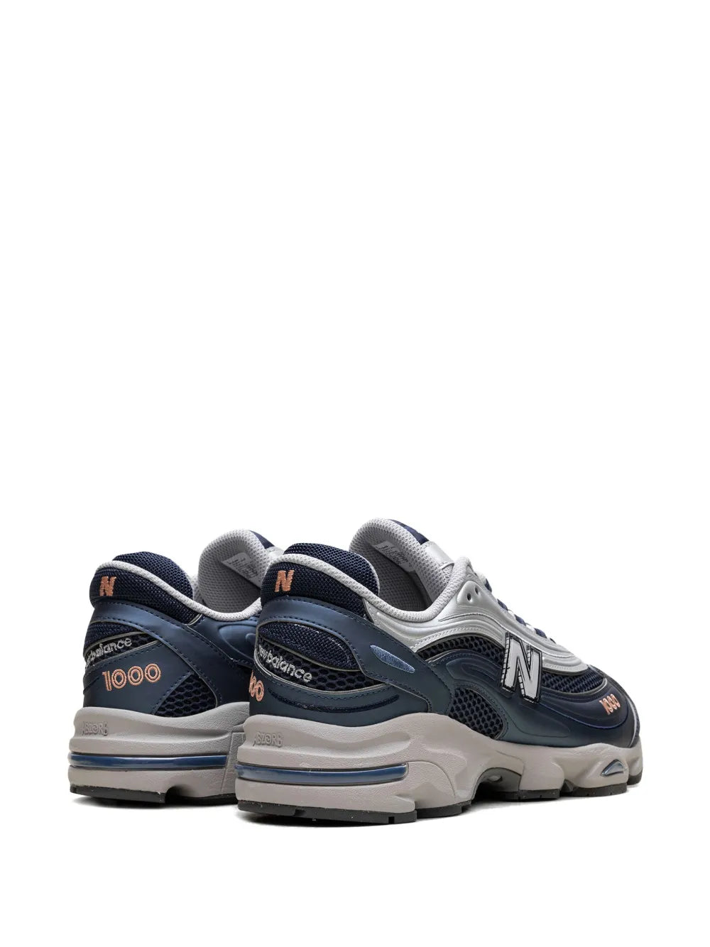 New Balance 1000 Vintage Indigo/Silver Metallic Trainers