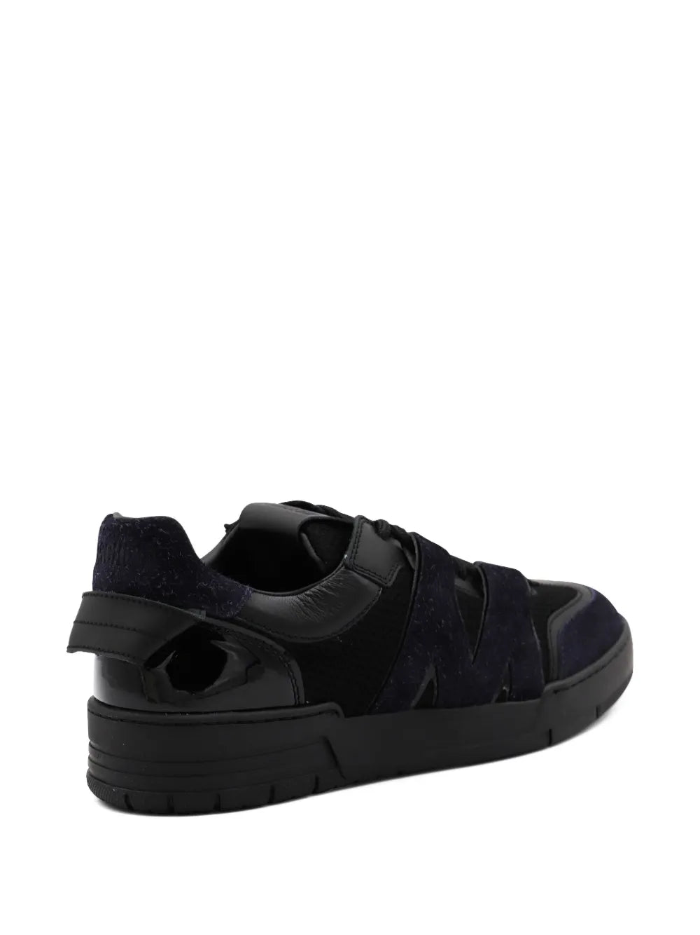 Moschino Lace-Up Suede Sneakers