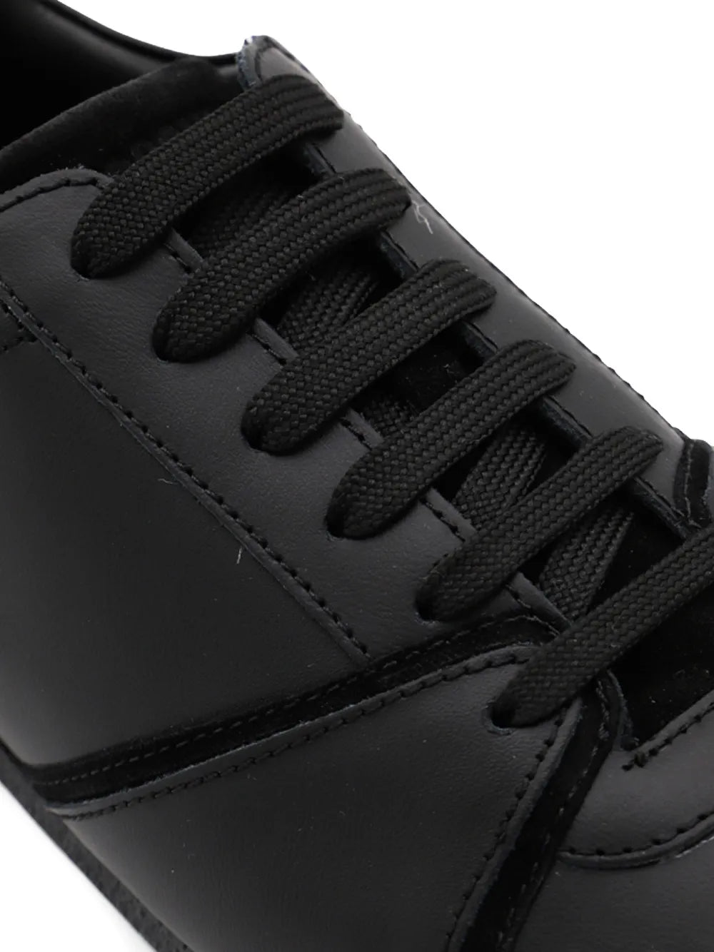 Moschino Leather Suede Panel Sneakers