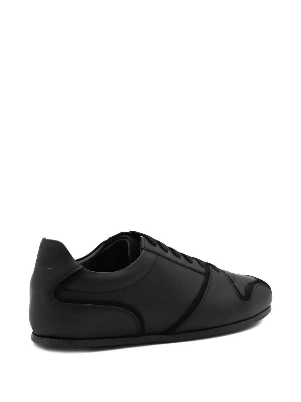Moschino Leather Suede Panel Sneakers