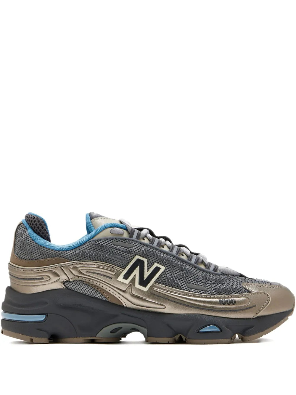 New Balance 1000 Metallic-Mesh Sneakers