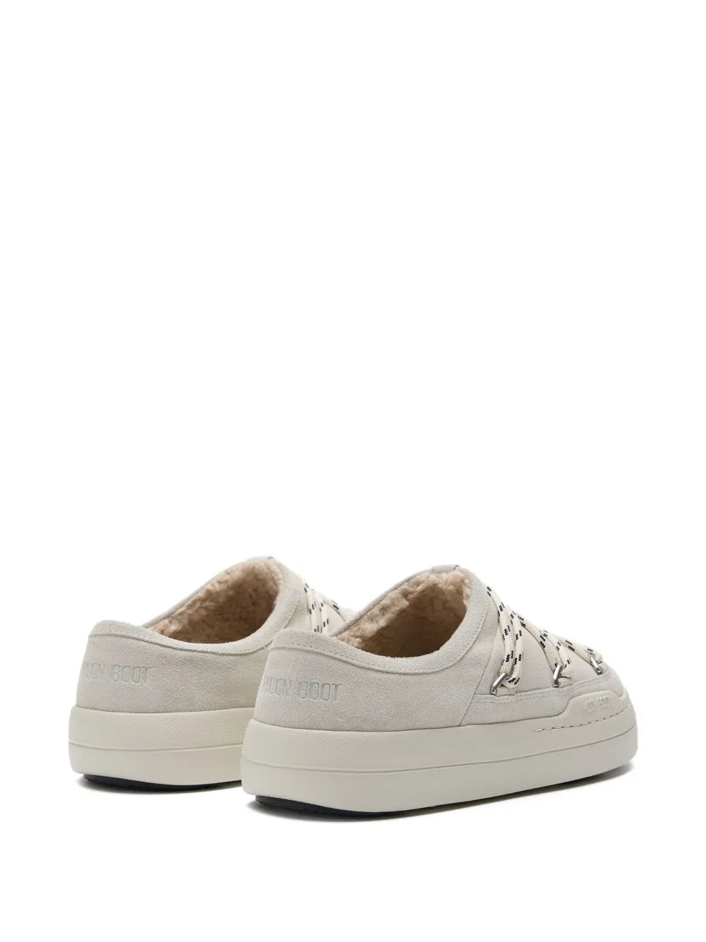 Moon Boot Park Lace-Up Shearling Slip-Ons
